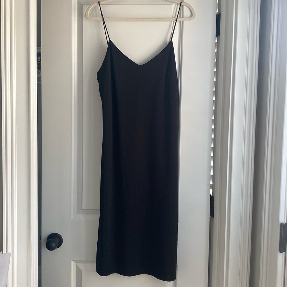 EXPRESS Black Slip Dress